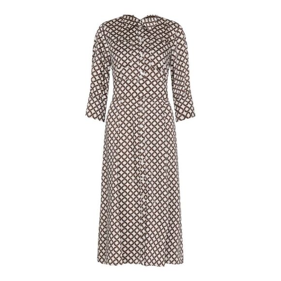 Marella Chemisier Twill Shirtdress Size 2 - Picture 3 of 12